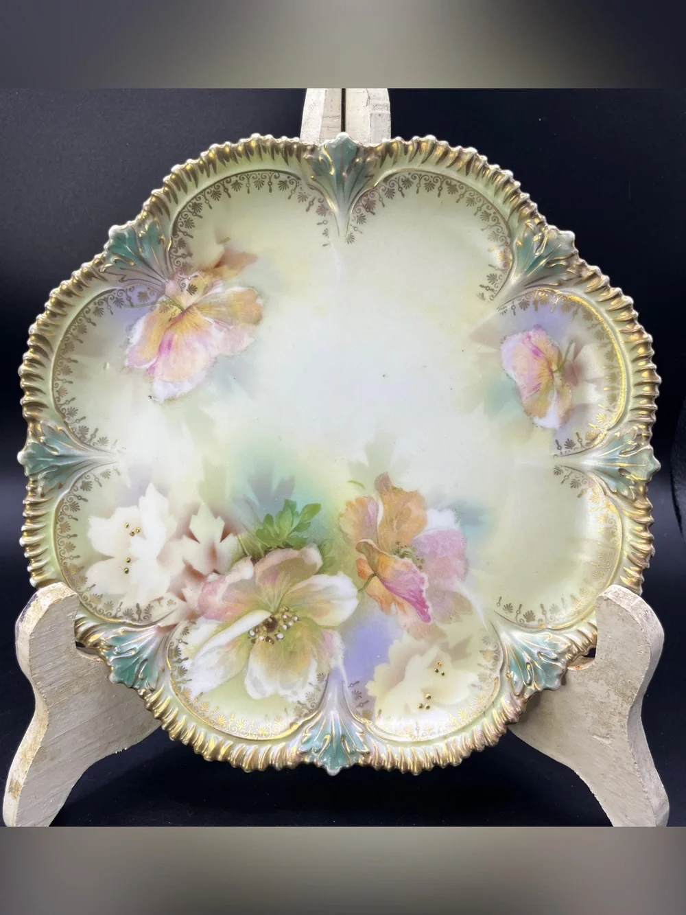 Antique RS Prussia Plate 7.25